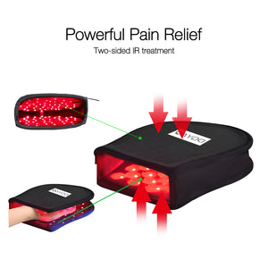 DGYAO 660NM LED Red Light and 880 NM Infrared Light Therapy Devices for Joints Pain, Hand Pain Relief