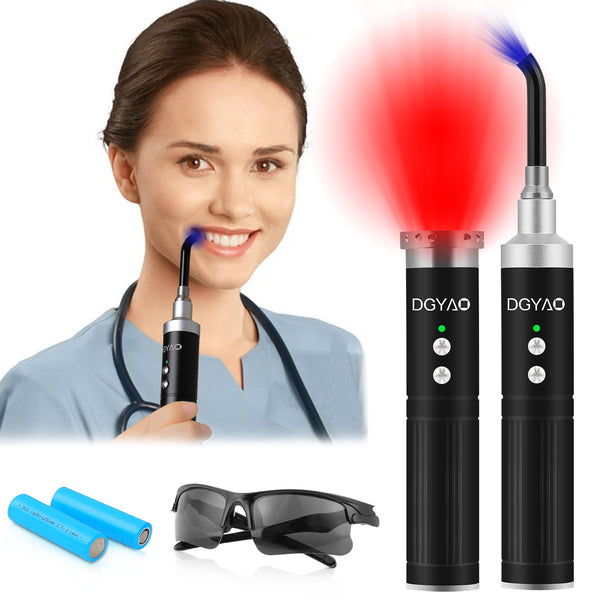DGYAO Red & Infrared Light Device – 8 Modes, Multi-Wavelength Handheld Design for Muscle Relaxation Portable