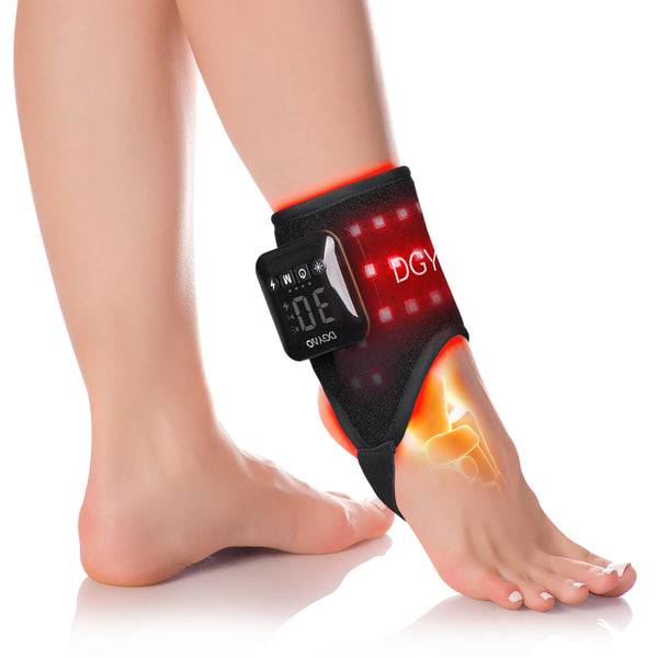 DGYAO Red Light & Infrared Light Ankle Pad - 660nm/850nm Dual Muscle and Joint Relax