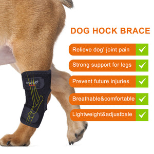 DGYAO Dog Leg Brace for Torn ACL & CCL Dog Knee Brace Wrapped (Pair)