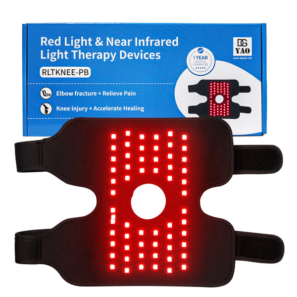 DGYAO Newest Red Light Therapy Device for Body 880NM LED Infrared Light Wrap Pad for Elbow Knee