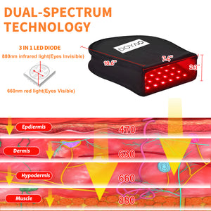 DGYAO Newest Red Light Phototherapy Glove for Hand Infrared Light Mitten Device for Hands Wrist Fingers Joints Muscle Relax