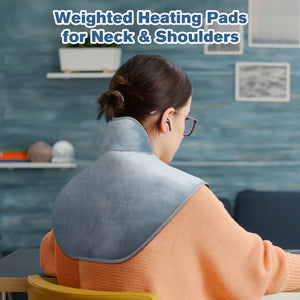 DGYAO Heating Pad Back Brace for Back Muscle Joint Relax with 7 Vibration Modes - USB Rechargeable Battery Included Cordless