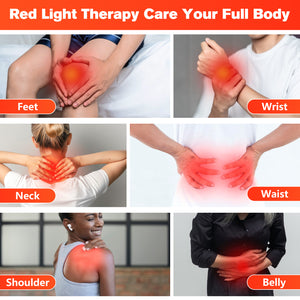 DGYAO Red & Infrared Light Thera Lamp – Full-Body, Custom Height, Dual Light for Skin & Muscle Relaxation Adjustable Device