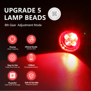 DGYAO Red & Infrared Light Device – 8 Modes, Multi-Wavelength Handheld Design for Muscle Relaxation Portable