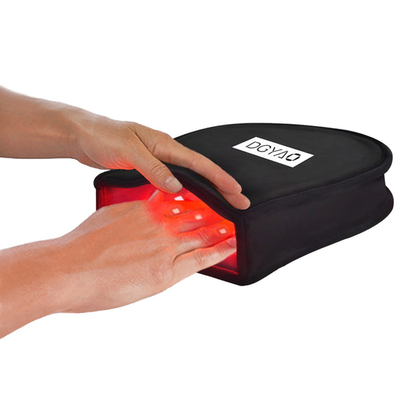 DGYAO Red Light Therapy Panel for Hand Wrist with LED Infrared Light Muscle and Joint
