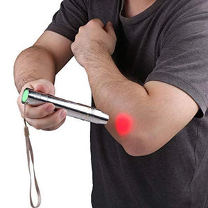 DGYAO@ 660nm LED Red Light Therapy Device for Joint & Muscle Pain Relief (Silver)
