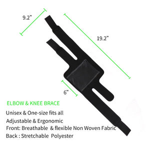 DGYAO 2 in 1 Knee Elbow Compression Brace Cool Pack to Provide Instant First Aid